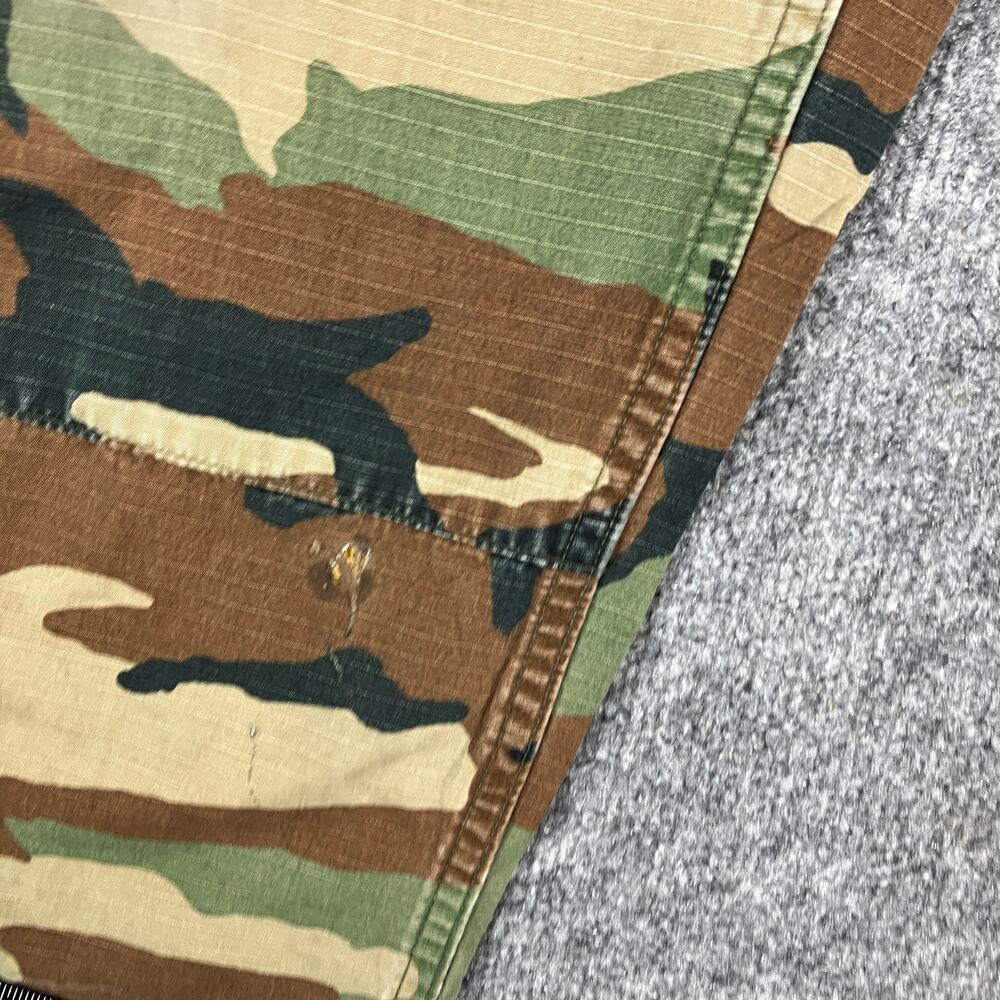 Military Pants Mens Size M Camo Cargo Ripstop BDU Tactical Drawstring Vintage - Picture 3 of 14